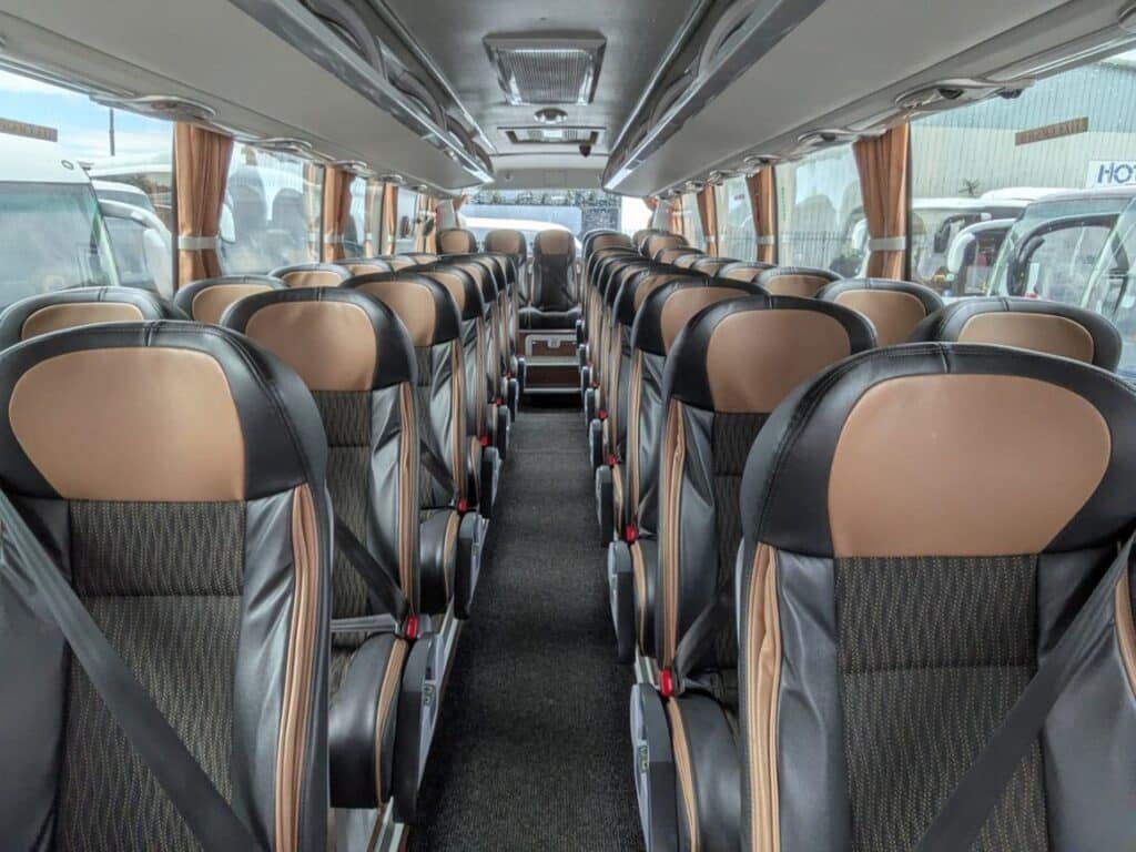 24 seater coach interior seating