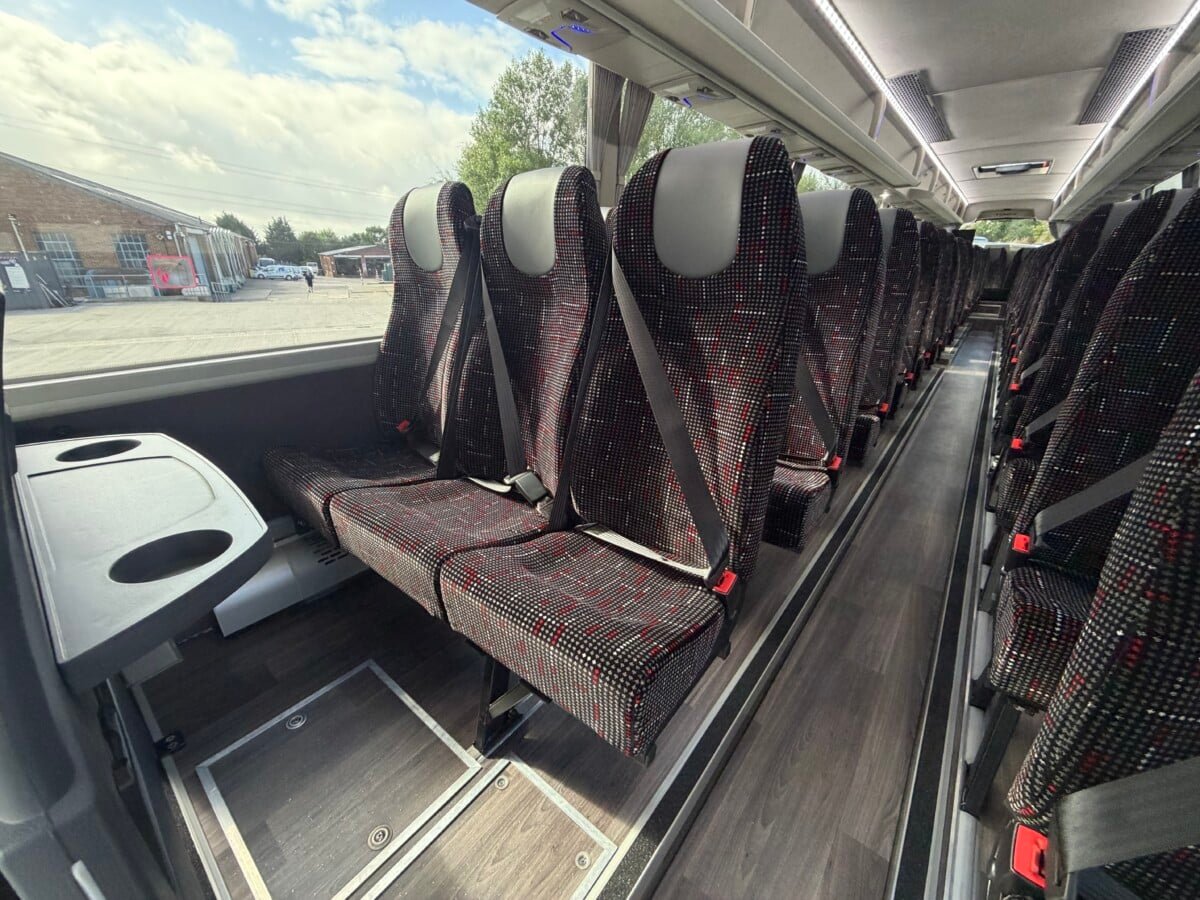 60 seater coach passenger comfort