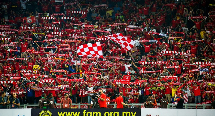 July 24, 2015- Shah Alam, Malaysia: Fans and supporters show their support for the visiting Liverpool team in their friendly match against Malaysia. Liverpool Football Club from UK is on an Asia tour.